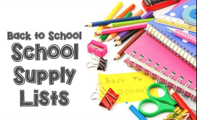 School Supply Lists Are Available!